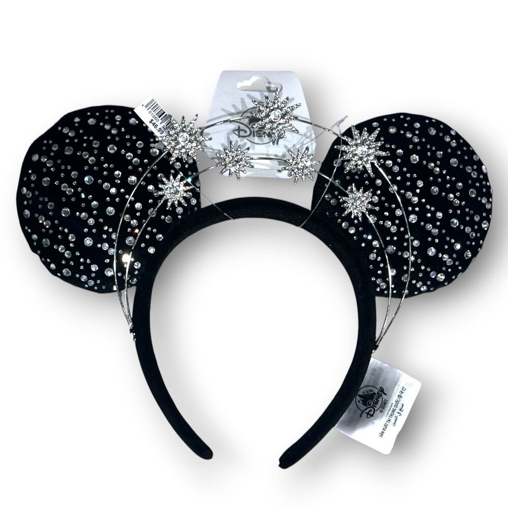 2026 Disney Parks Celestial Halo Star Sparkle Rhinestone Minnie Ear Headband NWT